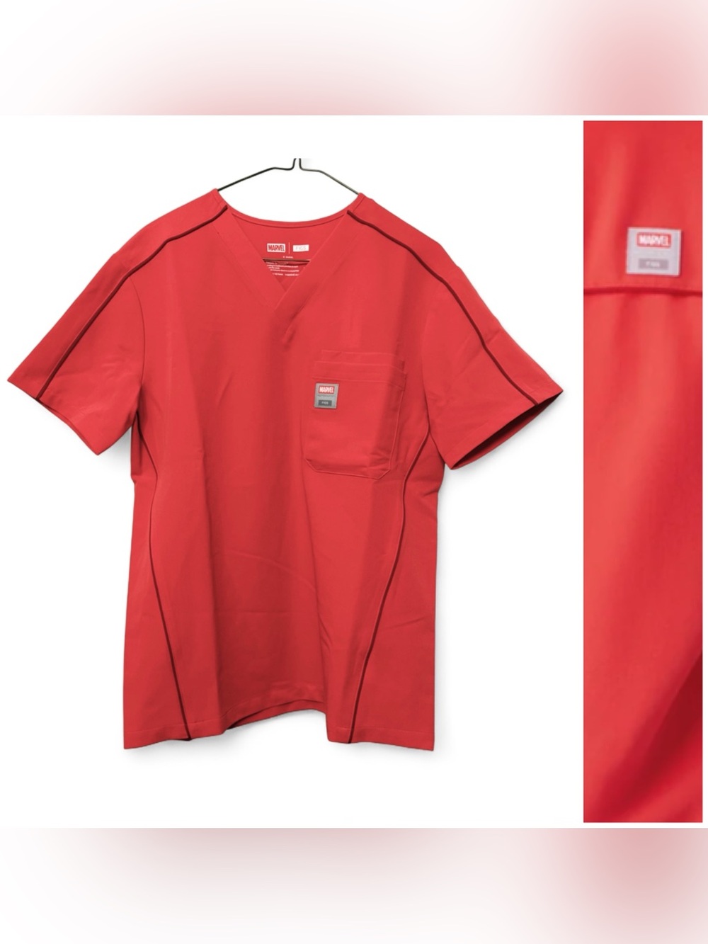 Figs Spider-Man V-Neck Scrub Top